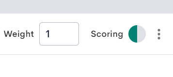 DnA partial scoring