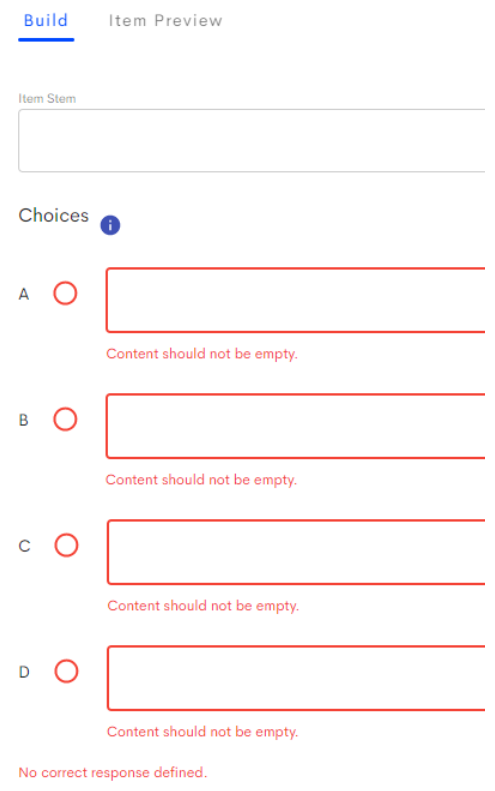 DNA item validation example